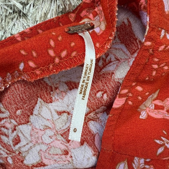 Free People Retro Love Midi Skirt With Buttons And Slit Size 0 - Picture 7 of 7